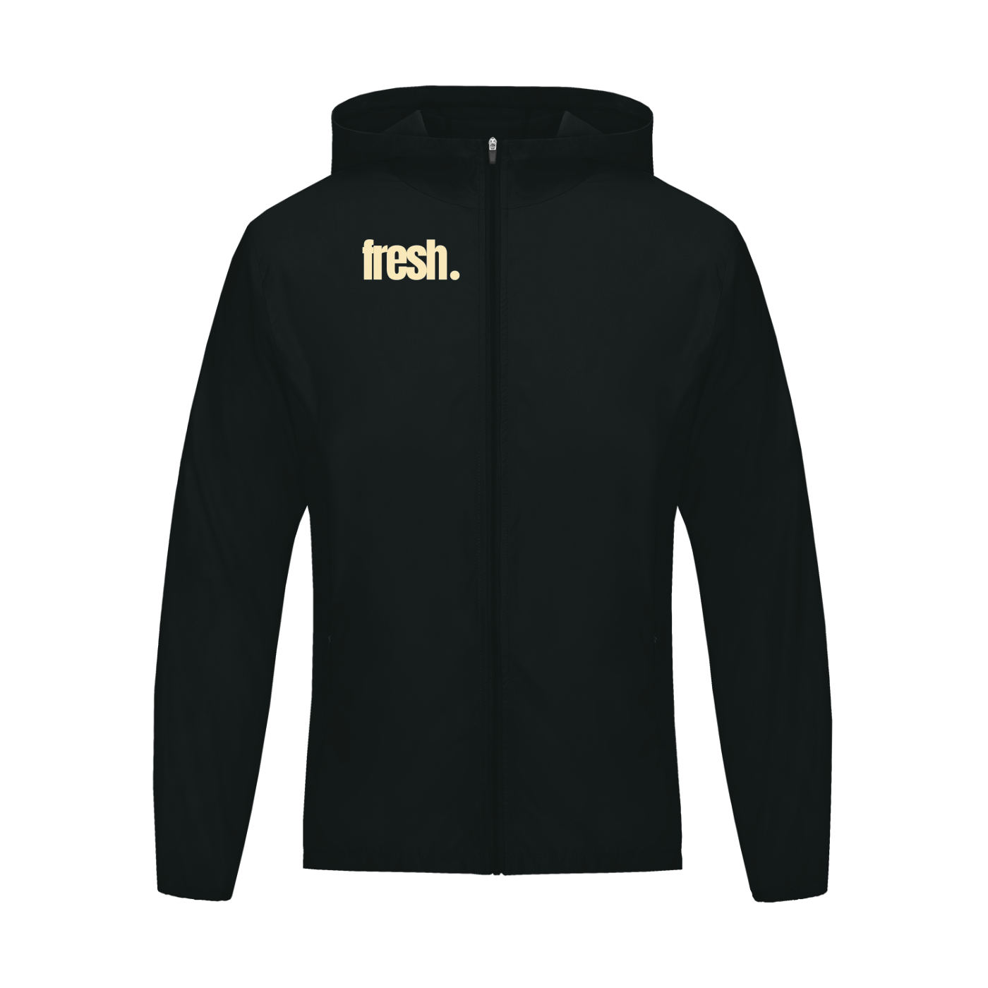 Fresh Black Windbreaker